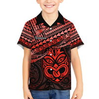 Matariki New Zealand Hawaiian Shirt Maori New Year Tiki Red Version LT14 - Polynesian Pride