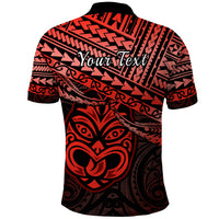Custom Matariki New Zealand Polo Shirt Maori New Year Tiki Red Version LT14
