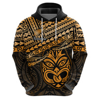 Matariki New Zealand Hoodie Maori New Year Tiki Gold Version LT14 - Polynesian Pride