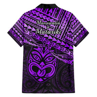 Matariki New Zealand Hawaiian Shirt Maori New Year Tiki Purple Version LT14 - Polynesian Pride