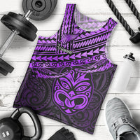 Matariki New Zealand Men Tank Top Maori New Year Tiki Purple Version LT14 - Polynesian Pride