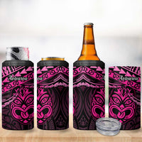 Matariki New Zealand 4 in 1 Can Cooler Tumbler Maori New Year Tiki Pink Version
