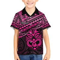 Matariki New Zealand Hawaiian Shirt Maori New Year Tiki Pink Version LT14 - Polynesian Pride