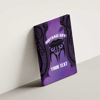 Personalised New Zealand Suffrage Day Canvas Wall Art Maori Tattoo Galaxy Vibe - Polynesian Pride