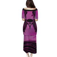 Personalised Moko Kauae New Zealand Puletasi Maori Chin Tattoo Pink - Polynesian Pride