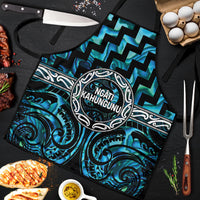 Aotearoa Ngati Kahungunu Apron Maori Iwi Poutama Puhoro Tattoo LT14 Turquoise - Polynesian Pride