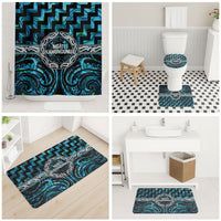 Aotearoa Ngati Kahungunu Bathroom Set Maori Iwi Poutama Puhoro Tattoo LT14 - Polynesian Pride