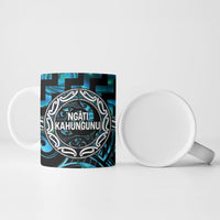 Aotearoa Ngati Kahungunu Personalised Ceramic Mug Maori Iwi Poutama Puhoro Tattoo LT14 - Polynesian Pride