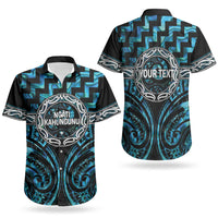 Aotearoa Ngati Kahungunu Personalised Couples Matching Summer Maxi Dress and Hawaiian Shirt Maori Iwi Poutama Puhoro Tattoo LT14 - Polynesian Pride