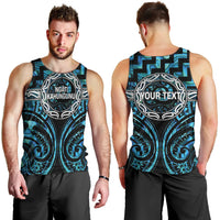Aotearoa Ngati Kahungunu Personalised Men Tank Top Maori Iwi Poutama Puhoro Tattoo LT14 - Polynesian Pride
