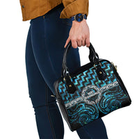 Aotearoa Ngati Kahungunu Shoulder Handbag Maori Iwi Poutama Puhoro Tattoo LT14 - Polynesian Pride