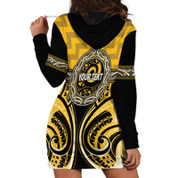 Aotearoa Ngati Whatua Personalised Hoodie Dress Maori Iwi Poutama Puhoro Tattoo LT14 - Polynesian Pride