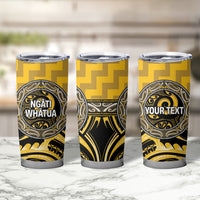 Aotearoa Ngati Whatua Personalised Tumbler Cup Maori Iwi Poutama Puhoro Tattoo LT14 - Polynesian Pride