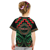 Aotearoa Ngai Tuhoe Personalised Kid T Shirt Maori Iwi Poutama Puhoro Tattoo LT14 - Polynesian Pride