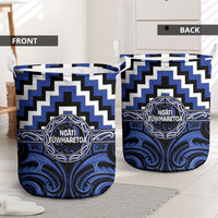 Aotearoa Ngati Tuwharetoa Laundry Basket Maori Iwi Poutama Puhoro Tattoo LT14 - Polynesian Pride