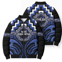 Aotearoa Ngati Tuwharetoa Personalised Bomber Puffer Jacket Maori Iwi Poutama Puhoro Tattoo LT14 - Polynesian Pride