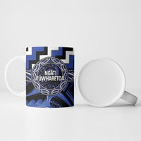 Aotearoa Ngati Tuwharetoa Personalised Ceramic Mug Maori Iwi Poutama Puhoro Tattoo LT14 - Polynesian Pride