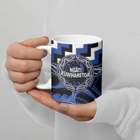 Aotearoa Ngati Tuwharetoa Personalised Ceramic Mug Maori Iwi Poutama Puhoro Tattoo LT14 - Polynesian Pride