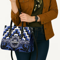 Aotearoa Ngati Tuwharetoa Leather Bag Maori Iwi Poutama Puhoro Tattoo LT14 - Polynesian Pride