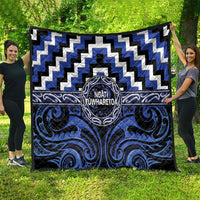 Aotearoa Ngati Tuwharetoa Quilt Maori Iwi Poutama Puhoro Tattoo LT14 - Polynesian Pride