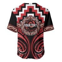 Aotearoa Te Arawa Personalised Baseball Jersey Maori Iwi Poutama Puhoro Tattoo LT14 - Polynesian Pride