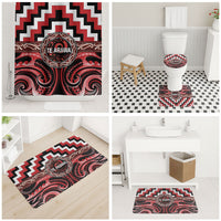 Aotearoa Te Arawa Bathroom Set Maori Iwi Poutama Puhoro Tattoo LT14 - Polynesian Pride