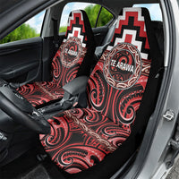 Aotearoa Te Arawa Car Seat Cover Maori Iwi Poutama Puhoro Tattoo LT14 - Polynesian Pride