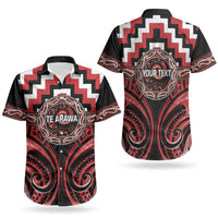 Aotearoa Te Arawa Personalised Couples Matching Mermaid Dress and Hawaiian Shirt Maori Iwi Poutama Puhoro Tattoo LT14 - Polynesian Pride