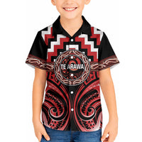 Aotearoa Te Arawa Personalised Hawaiian Shirt Maori Iwi Poutama Puhoro Tattoo LT14 - Polynesian Pride