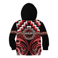 Aotearoa Te Arawa Personalised Kid Hoodie Maori Iwi Poutama Puhoro Tattoo LT14 - Polynesian Pride