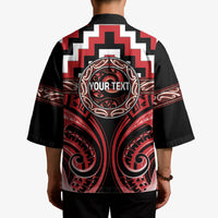 Aotearoa Te Arawa Personalised Kimono Maori Iwi Poutama Puhoro Tattoo LT14 - Polynesian Pride