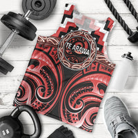 Aotearoa Te Arawa Personalised Men Tank Top Maori Iwi Poutama Puhoro Tattoo LT14 - Polynesian Pride