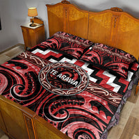 Aotearoa Te Arawa Quilt Bed Set Maori Iwi Poutama Puhoro Tattoo LT14 - Polynesian Pride