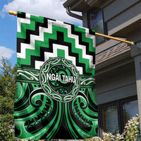 Aotearoa Ngai Tahu Garden Flag Maori Iwi Poutama Puhoro Tattoo LT14 - Polynesian Pride