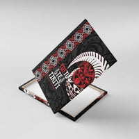 Aotearoa Toitu Te Tiriti Canvas Wall Art Honour The Treaty Maori Haka