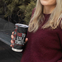 Aotearoa Toitu Te Tiriti Tumbler Cup Honour The Treaty Maori Haka LT14 - Polynesian Pride