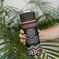 Aotearoa Toitu Te Tiriti Skinny Tumbler Stand Together! Stand Stronger! - NZ Tiki LT14 - Polynesian Pride