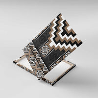 Brown Taniko Aotearoa Canvas Wall Art Niho Taniwha Mix Poutama LT14