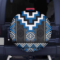 Blue Taniko Aotearoa Spare Tire Cover Niho Taniwha Mix Poutama LT14