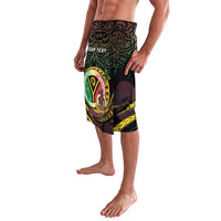 Personalised Vanuatu Lavalava Yumi 46th Hapi Independens Dei - Black Version LT14 - Polynesian Pride