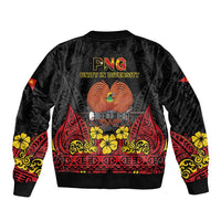 Papua New Guinea Independence Day Bomber Jacket PNG Bird of Paradise 50th Anniversary LT14 - Polynesian Pride