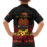 Papua New Guinea Independence Day Family Matching Puletasi and Hawaiian Shirt PNG Bird of Paradise 50th Anniversary LT14 - Polynesian Pride