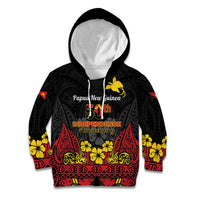 Papua New Guinea Independence Day Kid Hoodie PNG Bird of Paradise 50th Anniversary LT14