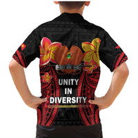 Papua New Guinea Independence Day Family Matching Mermaid Dress and Hawaiian Shirt PNG Since 1975 LT14 - Polynesian Pride