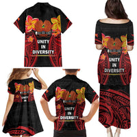 Papua New Guinea Independence Day Family Matching Puletasi and Hawaiian Shirt PNG Since 1975 LT14 - Polynesian Pride