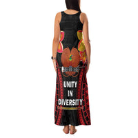 Papua New Guinea Independence Day Family Matching Tank Maxi Dress and Hawaiian Shirt PNG Since 1975 LT14 - Polynesian Pride