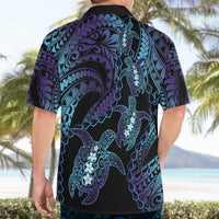 Polynesia Sea Turtle Day Hawaiian Shirt Tribal Honu Plumeria Polynesian Pattern