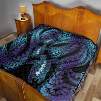 Polynesia Sea Turtle Day Quilt Tribal Honu Plumeria Polynesian Pattern