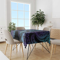 Polynesia Sea Turtle Day Tablecloth Tribal Honu Plumeria Polynesian Pattern