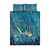 World Sea Turtle Day Polynesia Quilt Bed Set Go With The Flow